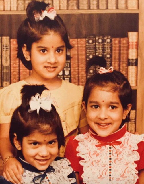 The Singh sisters: Radhika, Meera, and Gayatri